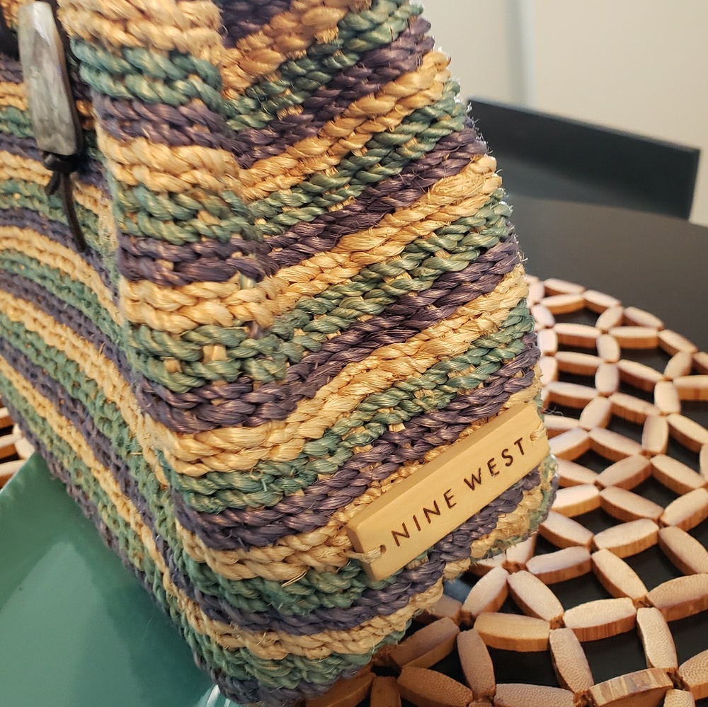 Ninewest Woven Handbag